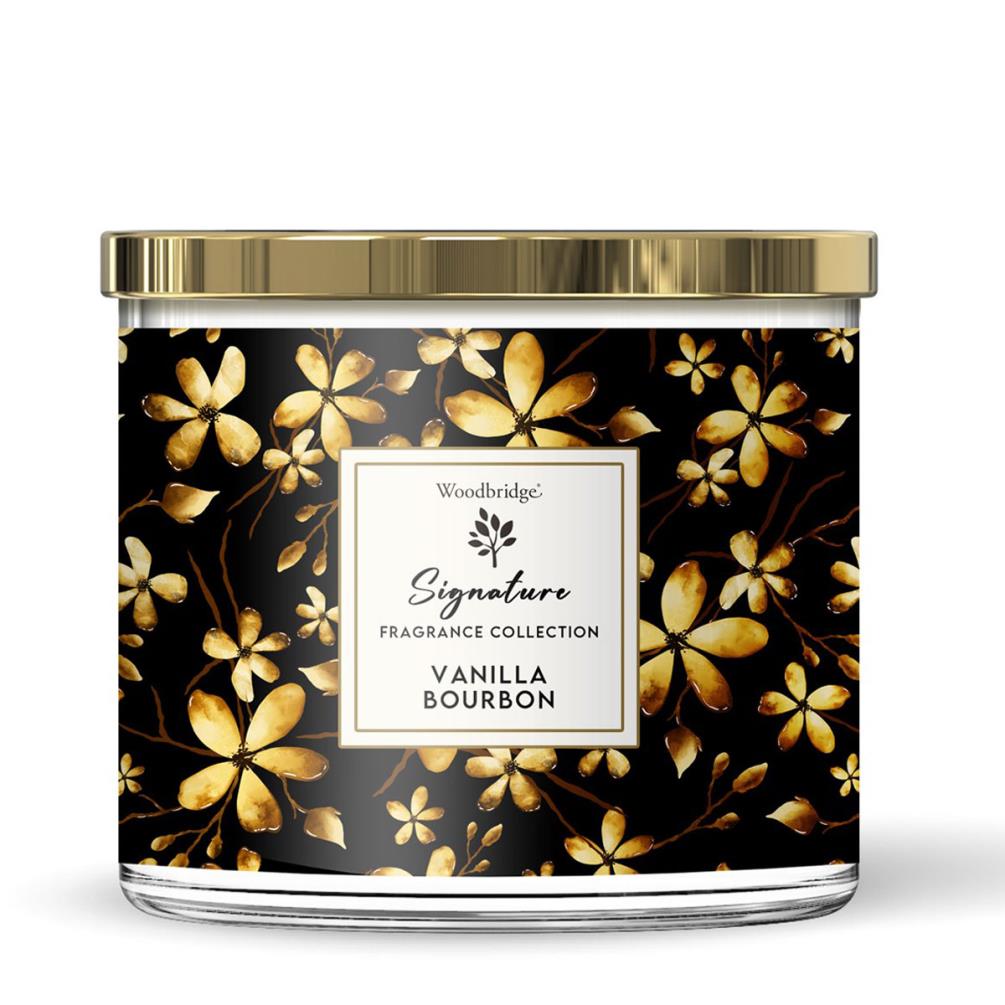 Woodbridge Vanilla Bourbon Tumbler Jar Candle £13.49
